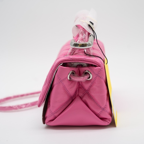 Marc Jacobs Quilted Mini Dual Leather Strap Shoulder Bag Pink - Picture 4 of 7